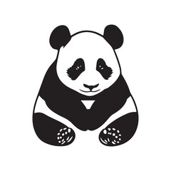 panda bear vector illustration