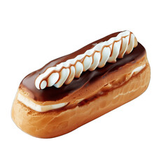 Wholesome Eclair Cake Artistry, Generative AI