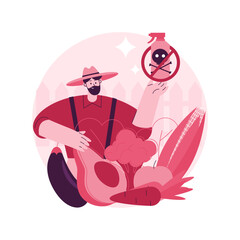 Call for load products abstract concept vector illustration. Store number, curbside pickup sign, order ID, parking place, get supplies amid quarantine, social distancing abstract metaphor.