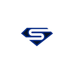 s modern logo/symbol in the shape of a triangle