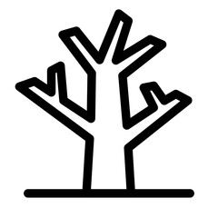 dry tree icon