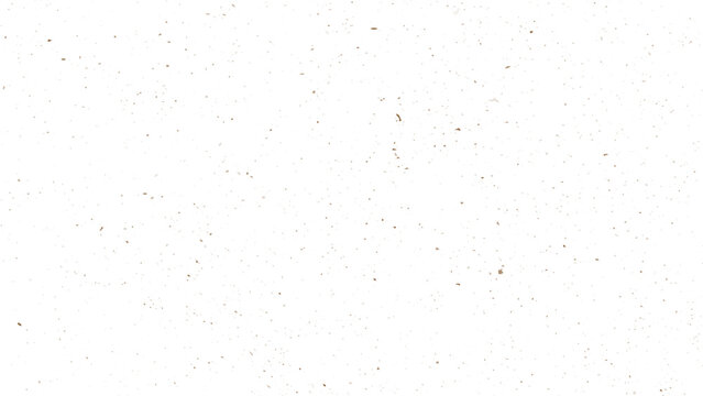 Brown grainy texture isolated on white background. Dust overlay. Dark noise granules. Vector design elements, illustration,