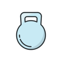 Kettle Bell icon vector design templates simple and modern
