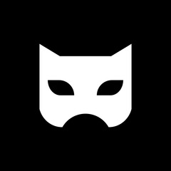 white mask logo 