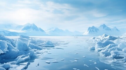 Fototapeta na wymiar background Glacier landscape with ice formations 