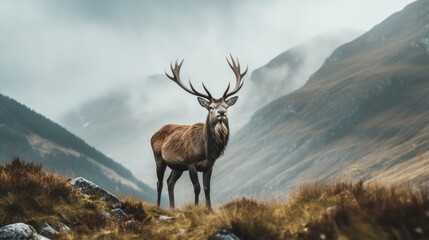 deer in the mountains