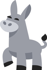 Simple Donkey Illustration