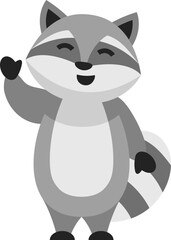 Adorable Raccoon Say Hi