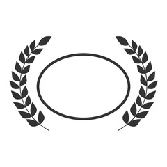 Obraz premium laurel wreath vector illustration