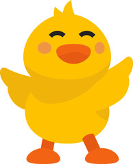 Cute Baby Duck Illustration