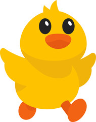 Cute Baby Duck Illustration