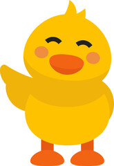 Cute Baby Duck Illustration