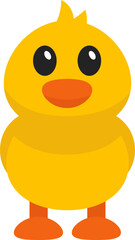 Cute Baby Duck Illustration