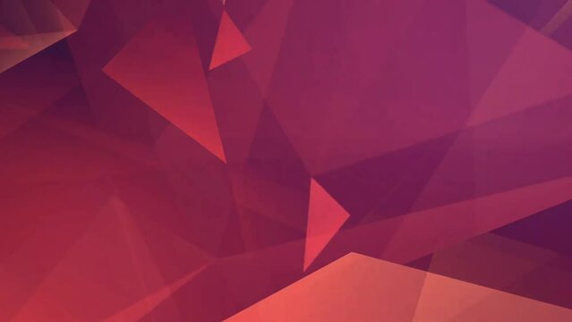 Red Triangle Pattern Background