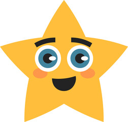 Cute Star in Happy