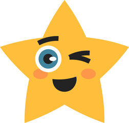 Cute Star in Happy