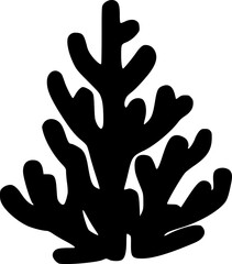 Obraz premium coral icon shape