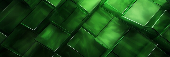 Fototapeta na wymiar Green Glass Creative Abstract Photorealistic Texture. Screen Wallpaper. Digiral Art. Abstract Bright Surface Background. Ai Generated Vibrant Texture Pattern.