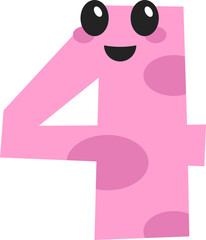 Cute Number Four