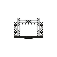concert stage icon
