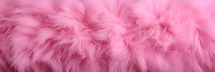 Fototapeta premium Pink Fur Creative Abstract Photorealistic Texture. Screen Wallpaper. Digiral Art. Abstract Bright Surface Background. Ai Generated Vibrant Texture Pattern.