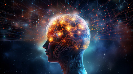 Neural Fusion: A Human Mind Intersecting with Artificial Intelligence in a Cosmic Realm