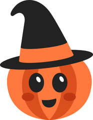 Cute Pumpkin Witch