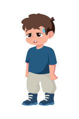 kid sick sweating icon
