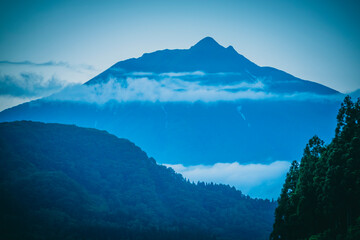 Iwaki Mountain view, Japan,Aomori Prefecture,Hirosaki, Aomori,Nishimeya, Aomori