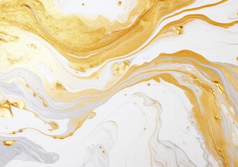 Luxury Gold Marble texture background. Panoramic Marbling texture design for Banner, invitation, wallpaper, headers, website, print ads, packaging design template. AI Generative.