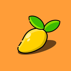 World Food Day: Vector Graphic Illustration of Mango