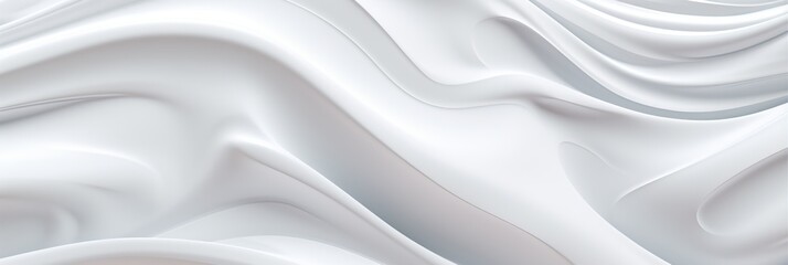 Obraz premium White Slime Creative Abstract Photorealistic Texture. Screen Wallpaper. Digiral Art. Abstract Bright Surface Background. Ai Generated Vibrant Texture Pattern.