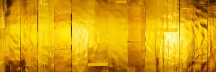Yellow Glass Creative Abstract Photorealistic Texture. Screen Wallpaper. Digiral Art. Abstract Bright Surface Background. Ai Generated Vibrant Texture Pattern.