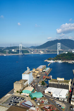 Townscape of Moji, Japan,Fukuoka Prefecture,Kitakyushu