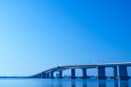 Biwako Ohashi bridge, Japan,Shiga Prefecture,Otsu, Shiga