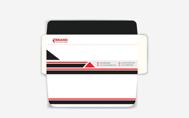 unique business envelope design template