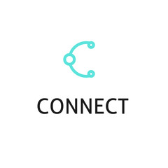 Modern high technology and computer related logo with the letter C. The design is bold, professional and memorable. Logo Can be reproduced in any one flat color.