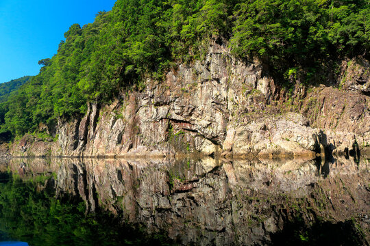 Dorokyo gorge, Japan,Nara Prefecture,Yoshino district,Totsukawa, Nara