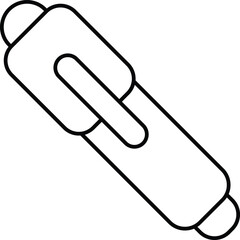 ball point line icon design style
