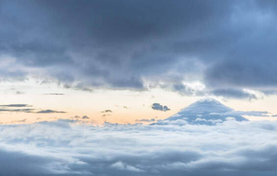 Sea of clouds and Mt. Fuji , Japan,Yamanashi Prefecture,Minami-Alps, Yamanashi