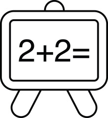 math line icon design style