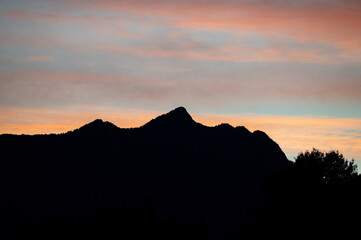 Sleeping beauty sunset Haida Gwaii