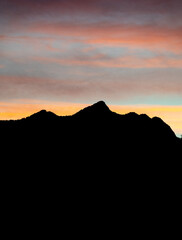 Sleeping beauty sunset Haida Gwaii