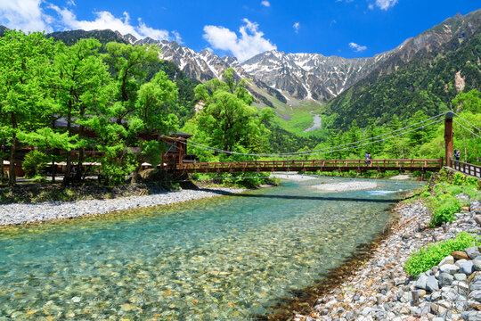 Kappa Bridge, Kamikochi??, Japan,Nagano Prefecture,Matsumoto, Nagano