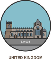 Bangor. Cities and towns, United Kingdom