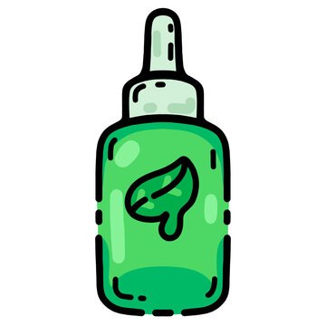 Cute colorful skincare cartoon. Facial product. beauty routine symbol