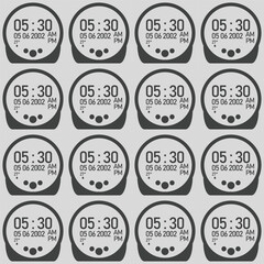 set of stamps with the text