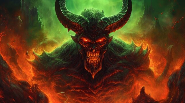 demon in hellfire