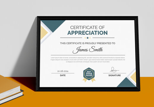Modern Certificate Design