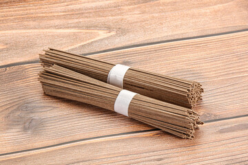 Asian aw soba bukwheat noodle